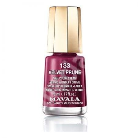 Lac de unghii Velvet Prune 133, 5 ml, Mavala