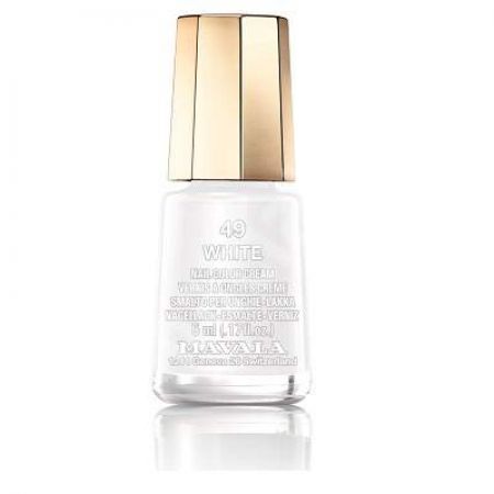 Lac de unghii White 49, 5 ml, Mavala