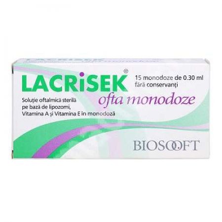 Lacrisek ofta, 15 monodoze, Biosooft