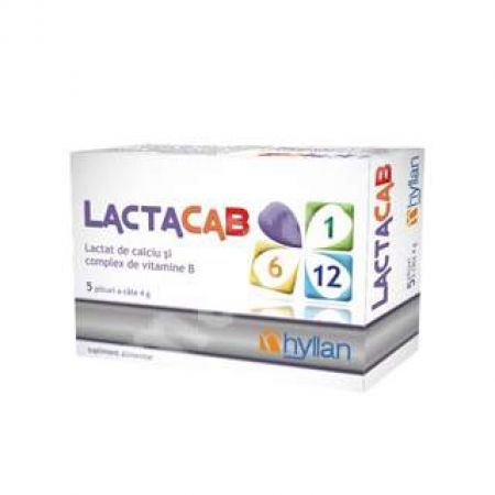 LactacaB 1, B6, B12, 5 plicuri, Hyllan