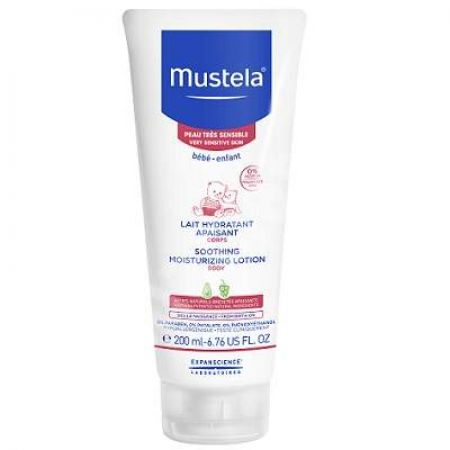 Lapte hidratant calmant, 200 ml, Mustela