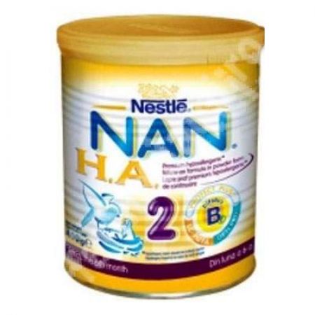 Lapte praf Nan HA 2, 400 g, Nestle