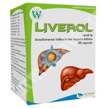 Liverol, 30 capsule, Sun Wave Pharma