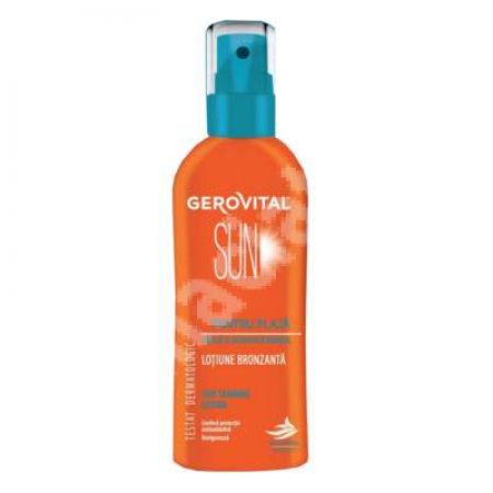 Lotiune bronzanta pentru plaja Sun, 150 ml, Gerovital