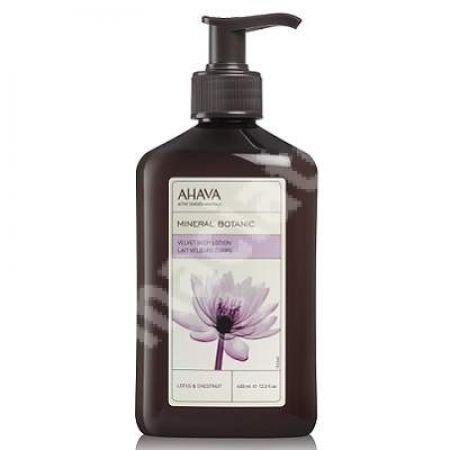 Lotiune de corp cu aroma de Floare de Lotus si Castan Mineral Botanic, 400 ml, Ahava