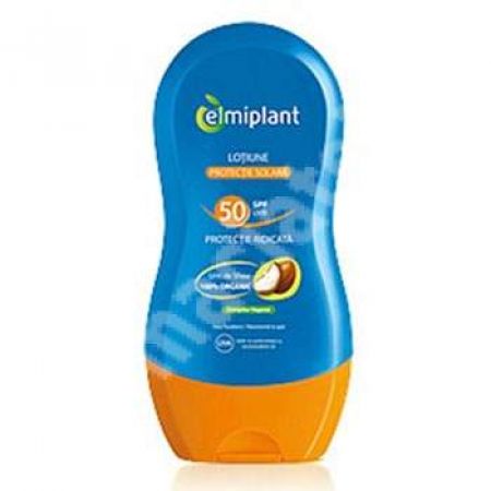 Lotiune pentru protectie solara SPF 50, 200 ml, Elmiplant