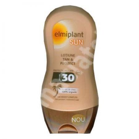 Lotiune protectie solara pentru accentuarea bronzului SPF 30 Sun, 200 ml, Elmiplant