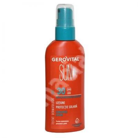 Lotiune protectie solara SPF 30 Sun, 150 ml, Gerovital