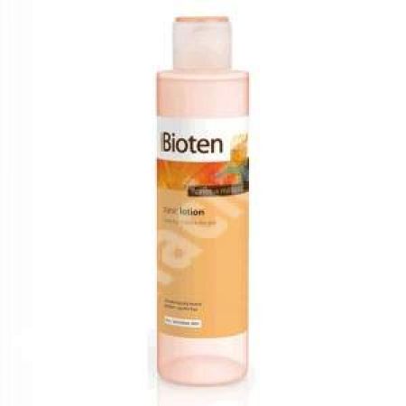 Lotiune tonica pentru ten uscat si sensibil cu miere si galbenele Bioten, 200 ml, Sarantis