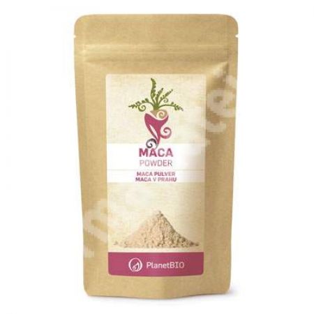 Maca pulbere Bio, 150 g, Planet Bio