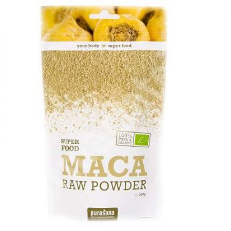 Maca Bio pulbere, 200 g, Purasana