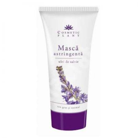 Masca astringenta cu ulei de salvie si extract de merisor ten gras si mixt, 100 ml, Cosmetic Plant