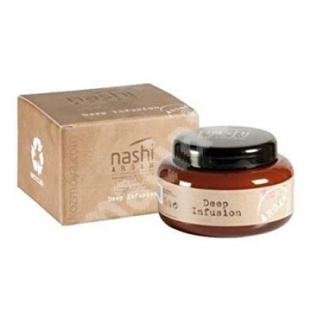 Masca hranitoare pentru par degradat Argan Deep Infusion Nashi, 500 ml, Landoll