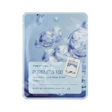 Masca pentru hidratare cu acid hialuronic PURENESS 100, 21 ml, TONYMOLY