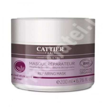 Masca reparatoare par uscat cu cupacu si bambus, 200 ml, Cattier