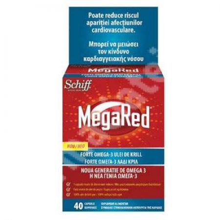 MegaRed Forte Omega 3 Ulei de Krill, 40 capsule, Reckitt Benckiser Healthcare