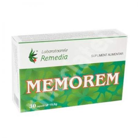 Memorem, 30 capsule, Remedia