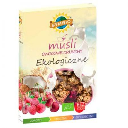 Musli Bio crocant cu fructe, 350 g, Symbio