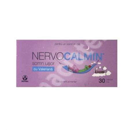 Nervocalmin cu Valeriana, 30 capsule, Biofarm