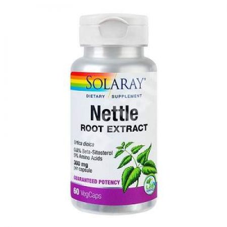 Supliment alimentar Nettle Root Solaray, 60 capsule, Secom