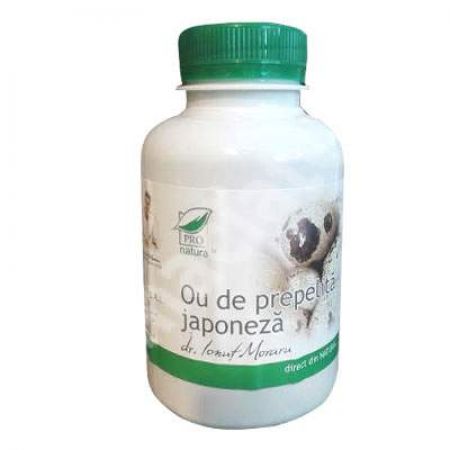 Ou de prepelita japoneza, 250 capsule, Pro Natura