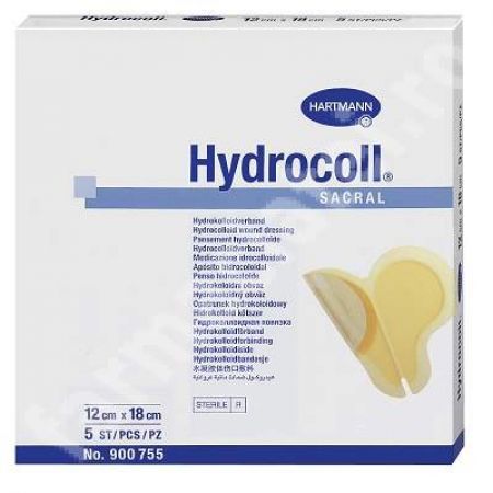 Pansament Hydrocoll Sacral, 12 x 18 cm (900755), 5 bucati, Hartmann