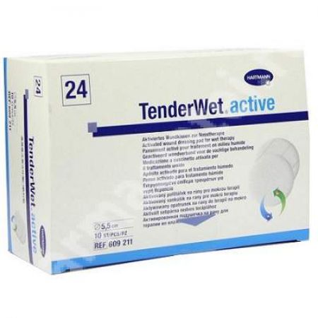 Pansament Tenderwet 24 Active, 5.5 cm, 10 bucati, Hartmann