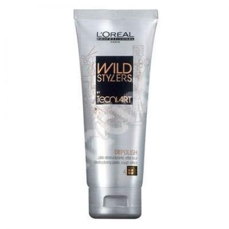 Pasta modelatoare de par pentru fixare puternica Tecni.Art Wild Stylers Depolish, 100 ml, Loreal Professionnel