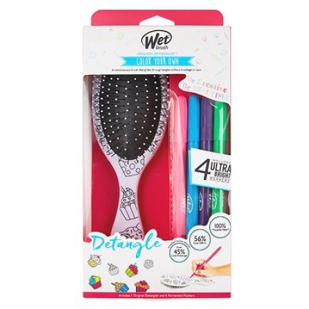 Perie de par Color Your Own Cupcake, Wet Brush