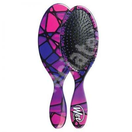 Perie de par PRO Original Detangler Stain Glass Pink, Wet Brush 