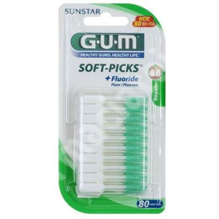 Perii interdentare Soft-Picks, 80 bucati, Sunstar Gum