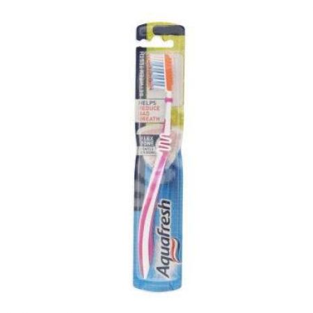 Periuta de dinti Tooth&Tongue+Interdental Flex Zone, Aquafresh