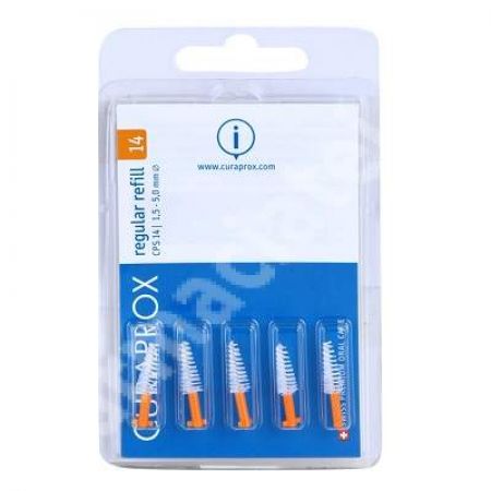 Periuta interdentara Regular Refill CPS 14 1.5 - 5.0 mm, 5 bucati, Curaprox