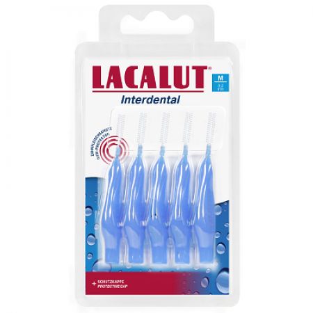 Periute interdentare M 3.00 mm Lacalut, 5 bucati, Theiss Naturwaren