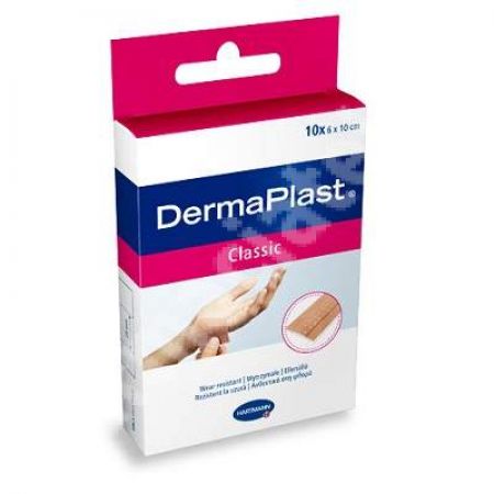 Plasture clasic Dermaplast (535850), 10 bucati, Hartmann