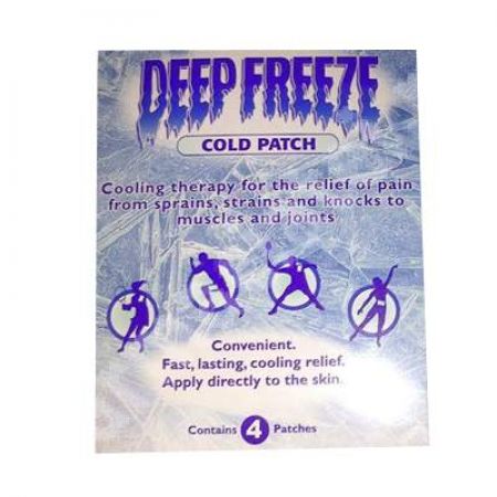 Plasturi analgezici Deep Freeze, 4 bucati, Mentholatum