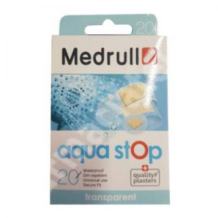 Plasturi asortati aqua stop, 20 bucati, Medrull