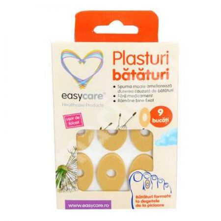 Plasturi bataturi formate la degetele de la picioare, 9 bucati, EasyCare