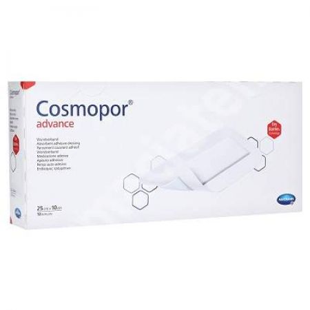 Plasturi Cosmopor Advance (901016), 25 x 10 cm, 10 plasturi, Hartmann