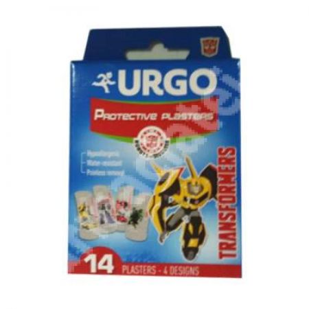 Plasturi pentru copii Transformers, 14 bucati, Urgo