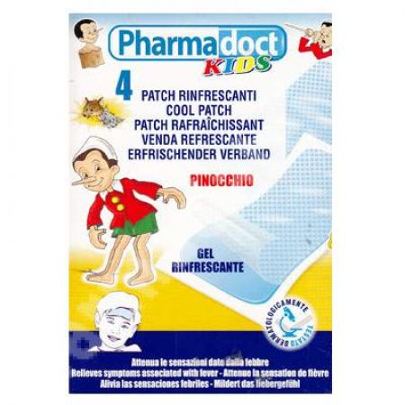 Plasturi racoritori impotriva febrei, 4 plasturi, Pharmadoct