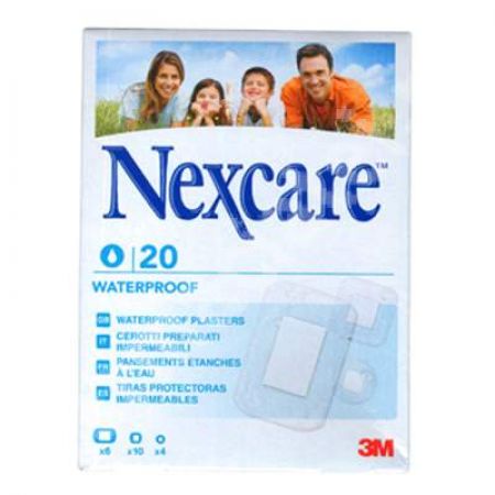 Plasturi transparenti asortati, 20 bucati, Nexcare