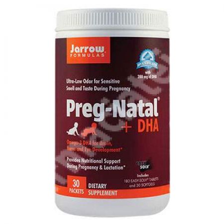 Preg Natal Dha Jarrow Formulas, 30 pliculete, Secom