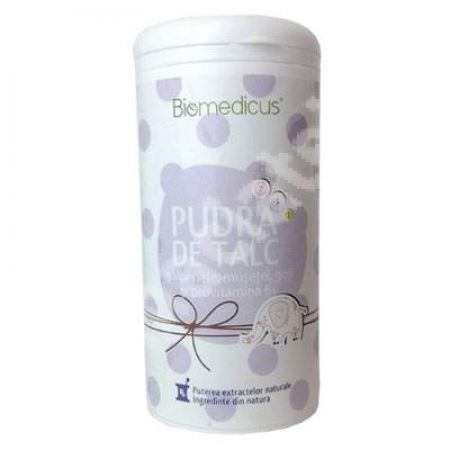 Pudra de talc cu galbenele, 80 g, Biomedicus