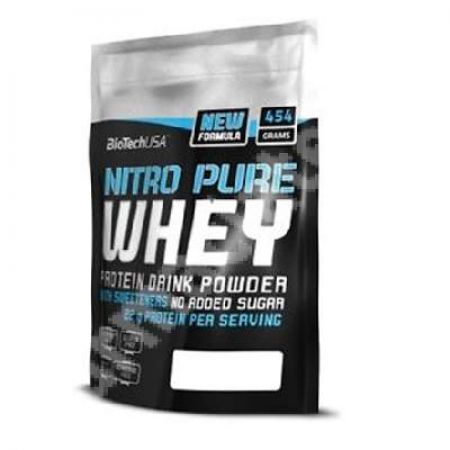 Pudra proteica Nitro Pure Way Hazelnut, 454 g, BioTechUSA