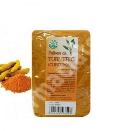 Pulbere de Turmeric, 500 g, Herbavit