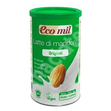 Pulbere solubila Bio din migdale, 250 g, Ecomil