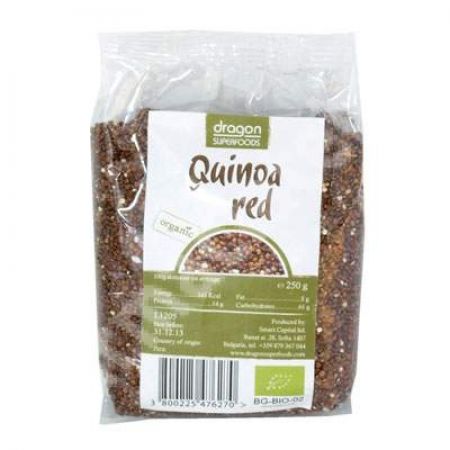 Quinoa rosie Eco, 250 g, Dragon Superfoods