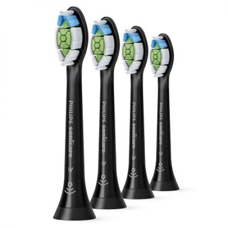 Rezerve pentru periuta de dinti electrica Sonicare W Optimal Black, 4 bucati, Philips Sonicare