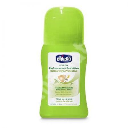 Roll On anti-tantari cu efect revigorant si protector, +6 luni, 60 ml, Chicco